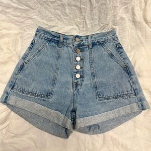 Dissh Denim High Waist Button Fly Jeans, US Size 4